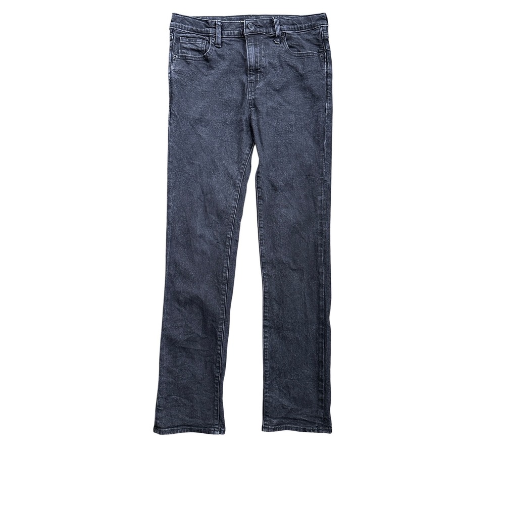 Old Navy Straight Jeans Kids Size 18 Charcoal Gray Excellent Built-In Flex Pants